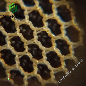 New Lyway Bán Buôn Chất Lượng Cao Mềm Tulle Chống Tĩnh Điện Vàng Chủ Đề Nylon <span class=keywords><strong>Net</strong></span> Tulle Lưới Vải Cho Áo Choàng Váy Cưới Tulle - Product Image 2