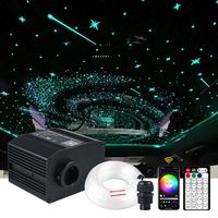 Nouveau Kit de Plafonnier Étoilé 2026 16W RGB+CCT 0,75mm*300pcs* 2m/3m/4m avec Fonction Scintillante pour Effet Ciel Étoilé sur Toit de Voiture