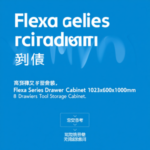Fami Flexa Series <b>Drawer</b> Cabinet 1023x600x1000mm 8 <b>Drawers</b> <b>Tool</b> Storage Cabinet - Product Image 3