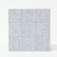 Panneau acoustique en fibre de polyester, panneau acoustique rainuré pour salle de réunion, bureau et décoration de salle de conférence