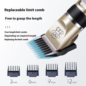 Tondeuse électrique professionnelle pour chiens chats personnalisable en acier inoxydable outil de barbier batterie pour chiens transfrontaliers <span class=keywords><strong>Teddy</strong></span> - Product Image 4