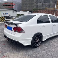 Spoiler Belakang Model FD 2 Bahan ABS Langsung dari Pabrik dengan Lampu, Bodykit Mobil untuk Honda Civic Generasi ke-8 Tahun 2006-2011