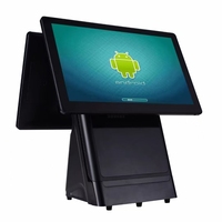 PC tout-en-un de haute qualité avec système Windows Imprimante à double écran POS Machine Prix de gros pour le traitement du paiement