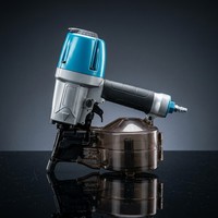 Pistolet à clous pneumatique Toua de qualité industrielle CN65 avec corps en aluminium pour bardage en rouleaux, longueur de clou 38-65 mm, pour la construction de terrasses