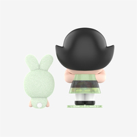 Popmart-Figurines Crybaby Powerpuff pour filles, figurines aveugles en peluche avec visage en vinyle, jouets à collectionner
