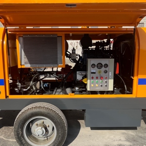 Bomba de Concreto Portátil Hbts30 con Motor de 78kw para Mezcla Lista para Usar en la Construcción de Carreteras - Product Image 4