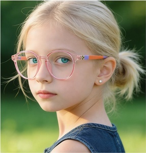 Occhiali Ovali per Bambini, Montatura Ottica Certificata ISO9001, Adatta per <span class=keywords><strong>il</strong></span> Relax, <span class=keywords><strong>il</strong></span> Gioco e le Attività al Chiuso dei Bambini - Product Image 1