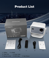 Proyector Compacto L018AR con Conectividad HDMI y USB para Entretenimiento en Viajes y Reuniones Corporativas