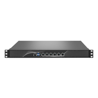 Shineman 19 \ "Intel Atom D525 6 GbE LAN VGA Router Rackmount Cybersecurity Firewall VPN Computadora VGA para protección de red