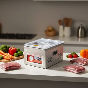 Scelleuse sous vide portative 30 cm en acier inoxydable, machine automatique de conservation des aliments pour la cuisine, 110V 125W DZ-260A - Product Image 2