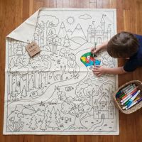 Manta Ecológica Reutilizable para Colorear, 100% Poliéster, Suave al Tacto, Manta de Felpa Minky, Manta de Sherpa para Niños, Manta para Dibujar