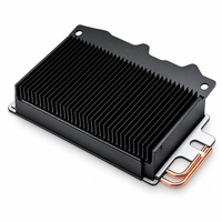 Casing Heatsink Aluminium Ekstrusi Anodized Kustom untuk Power Amplifier, Inverter, Kotak Pendingin PCB Elektronik Industri