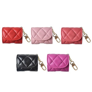 Étui de protection en cuir PU style sac à main pour <span class=keywords><strong>Airpods</strong></span> 1/<span class=keywords><strong>2</strong></span>/<span class=keywords><strong>3</strong></span>/<span class=keywords><strong>Pro</strong></span>/<span class=keywords><strong>Pro</strong></span> <span class=keywords><strong>2</strong></span> avec cordon porte-clés - Product Image 6