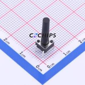 K2-1102DP-Z4SW-04 Tactile Switch Through hole-4P,6x6mm Switch Single Pole Single Throw Round Button 2.5N Through Hole - Product Image 1