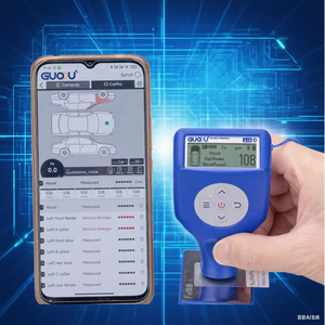 गुओऊ Gc8102 ऑटो परीक्षक प्लास्टिक पेंट कोटिंग मोटाई गेज मीटर - Product Image 4