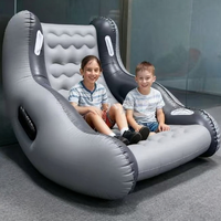 Fauteuil à bascule gonflable pour enfants personnalisé, marque Enqiao, avec pompe à air électrique et design portable pour salon et fêtes