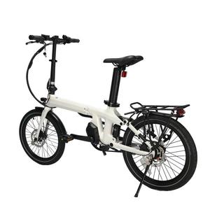 Bicicleta Eléctrica Plegable Naicisports de 20 Pulgadas con Marco de Fibra de Carbono, Motor Central sin Escobillas, Batería de Litio, 7 Velocidades, Frenos de Disco, para Desplazamientos Urbanos - Product Image 3
