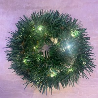 DIY Weihnachtsbaum-Lampe & Dekorative Wandlampe mit LED Warmweißen Lichtern Batteriebetrieben Umweltfreundlich Nordischer Stil für Innenbereich