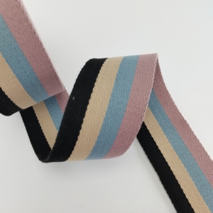 衣類用バッグストラップFourColorsツイルリボン用卸売インターカラーコットンウェビング - Product Image 3