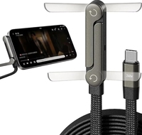 Kabel Data Tipe C 240W Super Fast Charging Holder untuk Pengisian Daya IPhone17, Smartphone Android, dan Tablet, Original