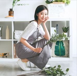 Unisex Modern Art Customized Bakery Morandi Burlap Cotton Linen <b>Kitchen</b> <b>Aprons</b> Personalized Girl Bib for Cleaning and Tea Towel - Product Image 4