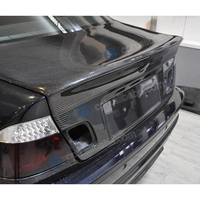 Coffre de Rechange Personnalisé Style CSL en Fibre de Carbone pour BMW Série 3 E46 M3 318i 325i 330i Berline 4 Portes – Amélioration Gros