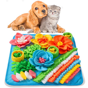 Pet Snuffle <b>Mat</b> for Dogs Sniff <b>Mat</b> Slow Feeding <b>Mat</b> for <b>Small</b> Pets Cats Rabbits Stress Relief and Train Stimulate Foraging Skill - Product Image 1