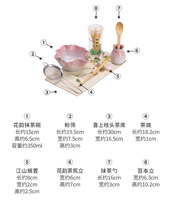 Ensemble de café et thé matcha Xy, design Japandi, céramique écologique durable, origine Guangdong, forme irrégulière, avec lait