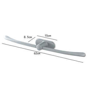 <span class=keywords><strong>Toallero</strong></span> ensamblado Tipo de pared no perforada Varilla de plástico Estante de organización y almacenamiento de inodoro - Product Image 5