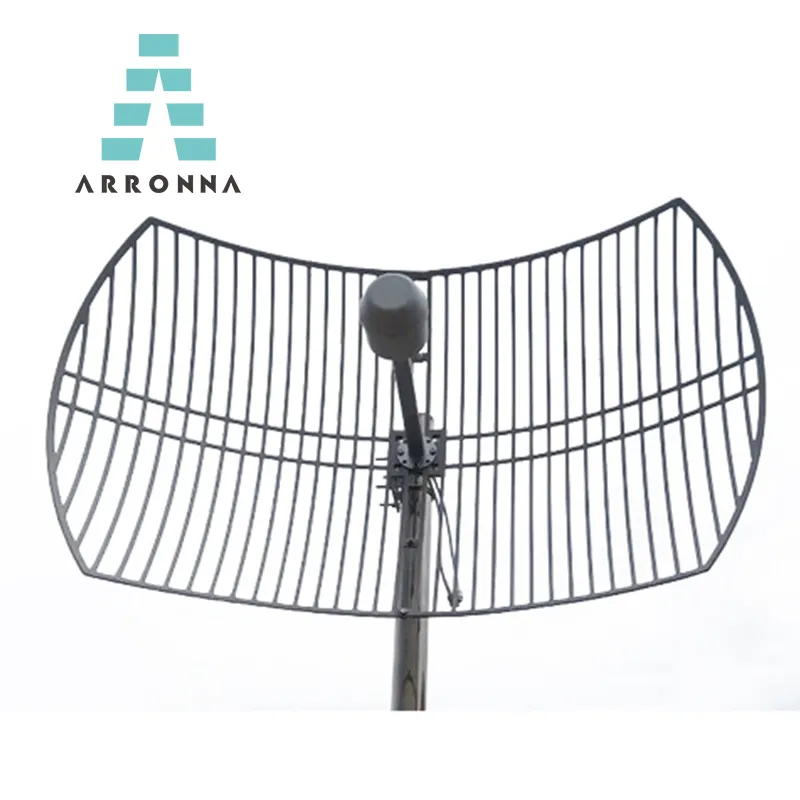 Antenna Manufacturer 2.4G 24dBi direction grid butterfly parabolic 2km outdoor wifi antenna