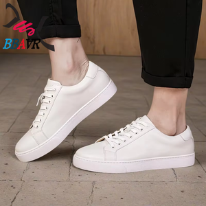 Zapatillas de Cuero Genuino al por Mayor para Hombre, Zapatos Casuales Clásicos de Skateboard de Alta Calidad, Zapatos Hechos a Mano para Caminar - Product Image 3