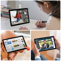 Tablette Veidoo Android 13, écran IPS 10 pouces, 8 Go + 4 Go de RAM extensible, 128 Go de ROM, processeur Octa Core, WIFI 6, tablette PC avec écran en verre 2.5D