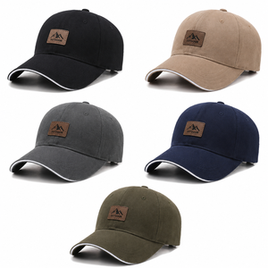 หมวกเบสบอลผ้าฝ้ายแบบปรับได้ สำหรับพิมพ์ลายและปักโลโก้ - Product Image 1