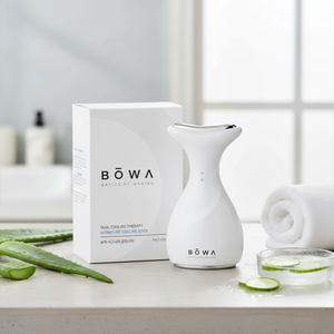 Bowa Signature White, bâton de cire dépilatoire rafraîchissant sans parfum, double thérapie de refroidissement pour le visage et le corps, pour une peau saine - Product Image 3