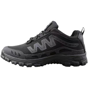 Hiking Shoes Men Low <b>Top</b> Breathable Outdoor Non Slip <b>Walking</b> Training Shoes Solid Color Mid Heel Casual Adventure Footwear - Product Image 4
