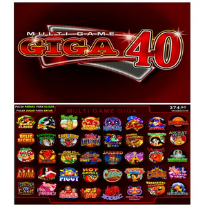Nuevo <span class=keywords><strong>XXL</strong></span> multi juego GIGA 40 en 1 pantalla dual Arcade tablero de juego que funciona con monedas - Product Image 1