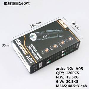 Linterna Luomen LED Recargable de 1200Mh de Alta Intensidad y Largo Alcance con Clip para Uso en Exteriores - Product Image 2