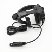 Microphone pour casque, micro à condensateur, prise mini XLR 4 broches pour émetteur