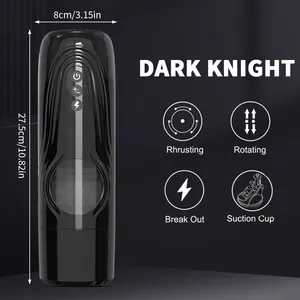 Giovani temporali stimolazione del pene per adulti sensoriale automatico maschio masturbatore tazza 7 modalità mani libere elettrico silenzioso ABS/TPE - Product Image 4