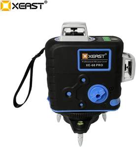 XEAST XE-68 PRO 3D 12 линий зеленый самовыравнивающий 360 градусов с 18650 батареей Горизонтальный Вертикальный лазерный инструмент для выравнивания пола - Product Image 1