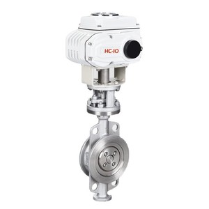 วาล์วผีเสื้อ Hc รุ่น D971H 16P สแตนเลส 304 แบบเวเฟอร์  บุ PTFE สำหรับไอน้ำ น้ำ อากาศ น้ำมัน - Product Image 1