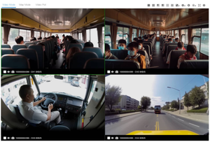 4G WIFI Dual Lens Fleet Management IoT Monitoring Platform MDVR Dashcam <strong>Monitor</strong> Trucks Taxi Car <strong>DVR</strong> Server Liveview Tracking - Product Image 6