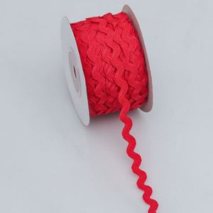 Ruban en polypropylène gaufré double face populaire et durable de 5 mm pour la couture et la finition des boîtes cadeaux de Noël, 25 m/rouleau, tendance - Product Image 2