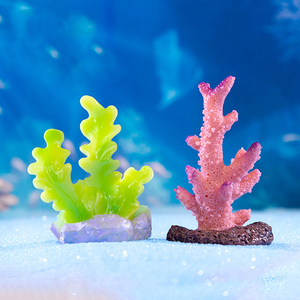 Simulated Resin Mini Coral Figurine Miniatures <b>Aquarium</b> Fishbowl Landscape Decorations Tiny Polypite Ornaments DIY Accessories - Product Image 5