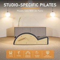 Arco de Pilates de Madera, Corrector de Columna Vertebral, Corrector de Pilates de Madera de Grado Profesional para Entrenamiento en Casa y en Gimnasios