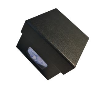 Schlussverkauf Krawattenbox Geschenk kleine Größe schwarzes Fenster Visuelle Schachtel - Product Image 3