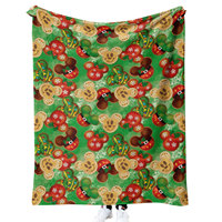 Manta de Franela Suave con Estampado Navideño para Cama, Sofá o Sillón, Regalos para Decoración Navideña del Hogar, Mantas Cálidas y Acogedoras