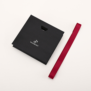 Bolsa de Papel Negra al por Mayor de Gran Demanda con Asa de Cinta de Colores, Bolsa de Papel Negra Premium Personalizada Hecha a Mano, MOQ Bajo - Product Image 6