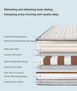 Colchones Personalizados de Fábrica Quan Hu, Colchones de Resortes Individuales de Cáscara de Coco Sin Goma para Hoteles y Apartamentos - Product Image 6