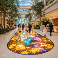 Heißer Verkauf Fabrik-Tanzfläche Interaktiver HD-LED-Bodenfliesen-Bildschirm LED-Touch-Interaktive Display-Wandpaneele Wasserdicht